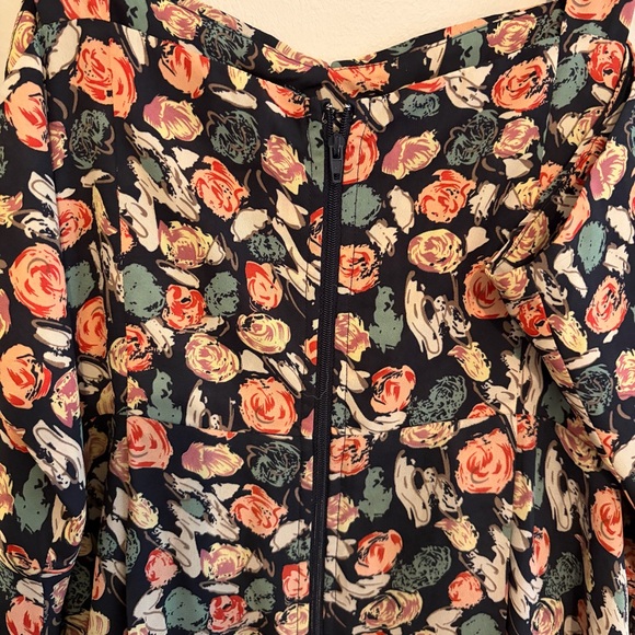 Forever 21 Floral Pocket dress Sz 1x 14 16 - Picture 6 of 12